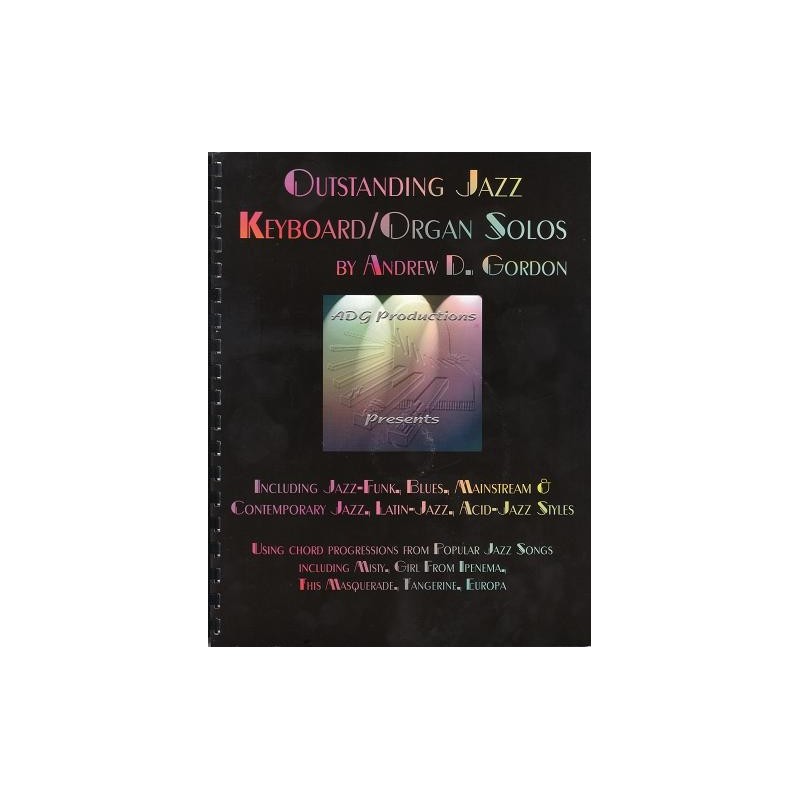 Outstanding Jazz Keyboard/Organ Solos (book/CD)