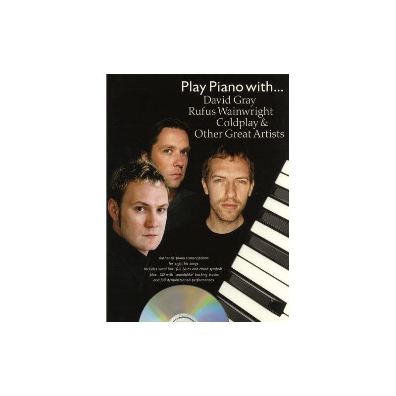 Play Piano With... David Gray, Rufus Wainwright (book/CD)