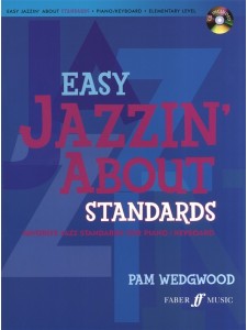 Easy Jazzin' About Standards: For Piano/Keyboard (libro/CD)