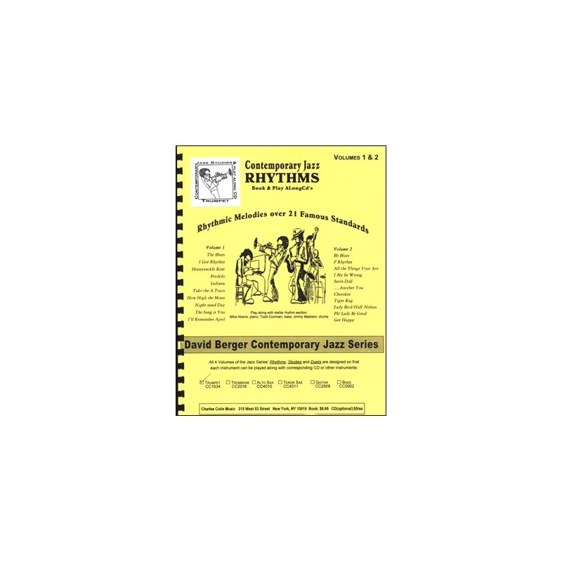 Contemporary Jazz Rhythms for Trumpet 1&2 (book/2 CD)