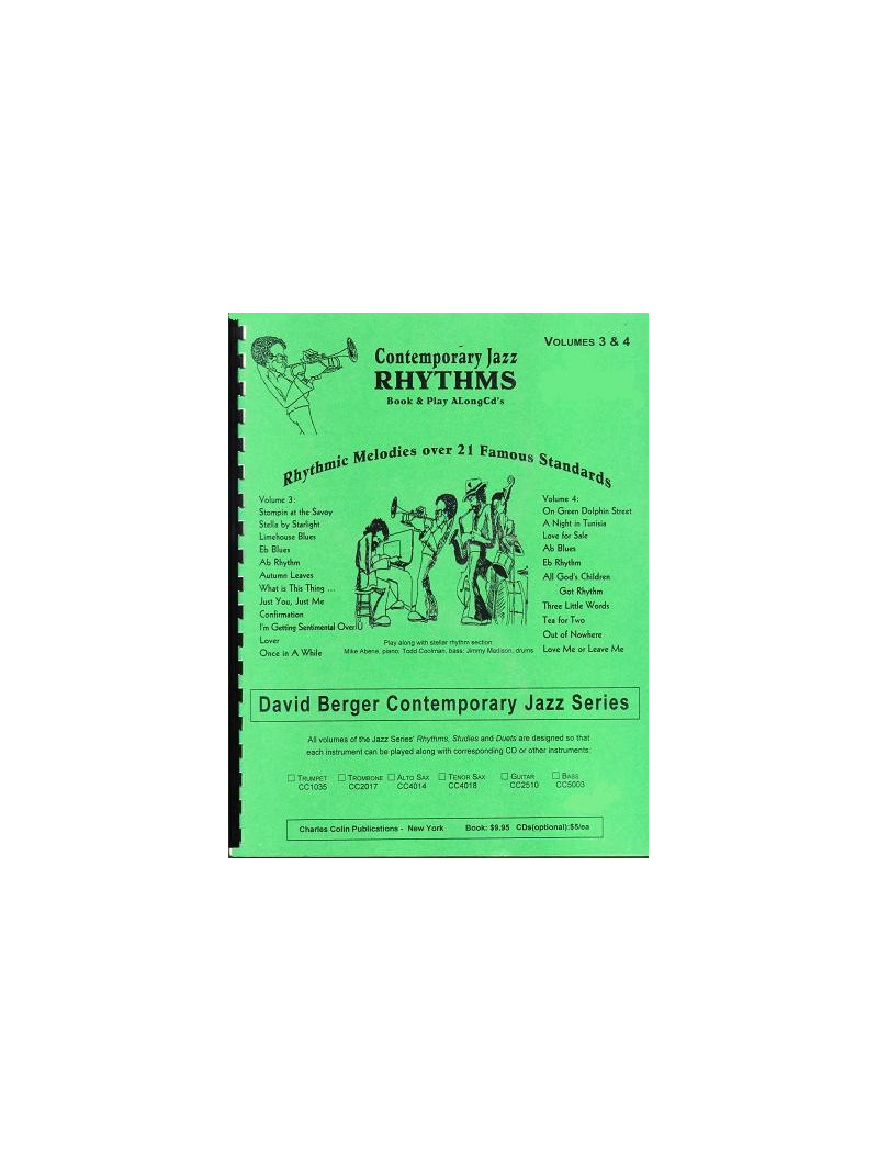 Contemporary Jazz Rhythms for Trumpet 3&4 (book/2 CD)