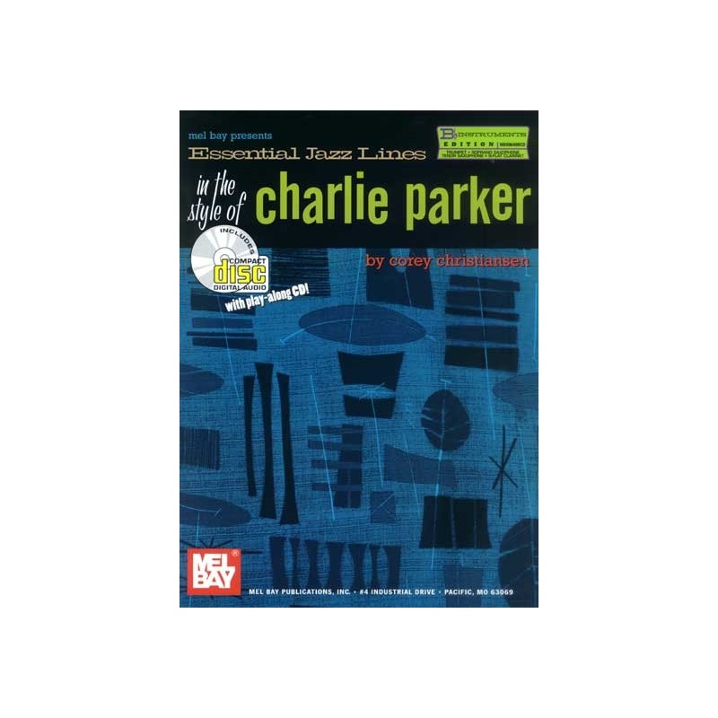Essential Jazz Lines in the Style of Charlie Parker Eb/Bb (book/CD play-along)