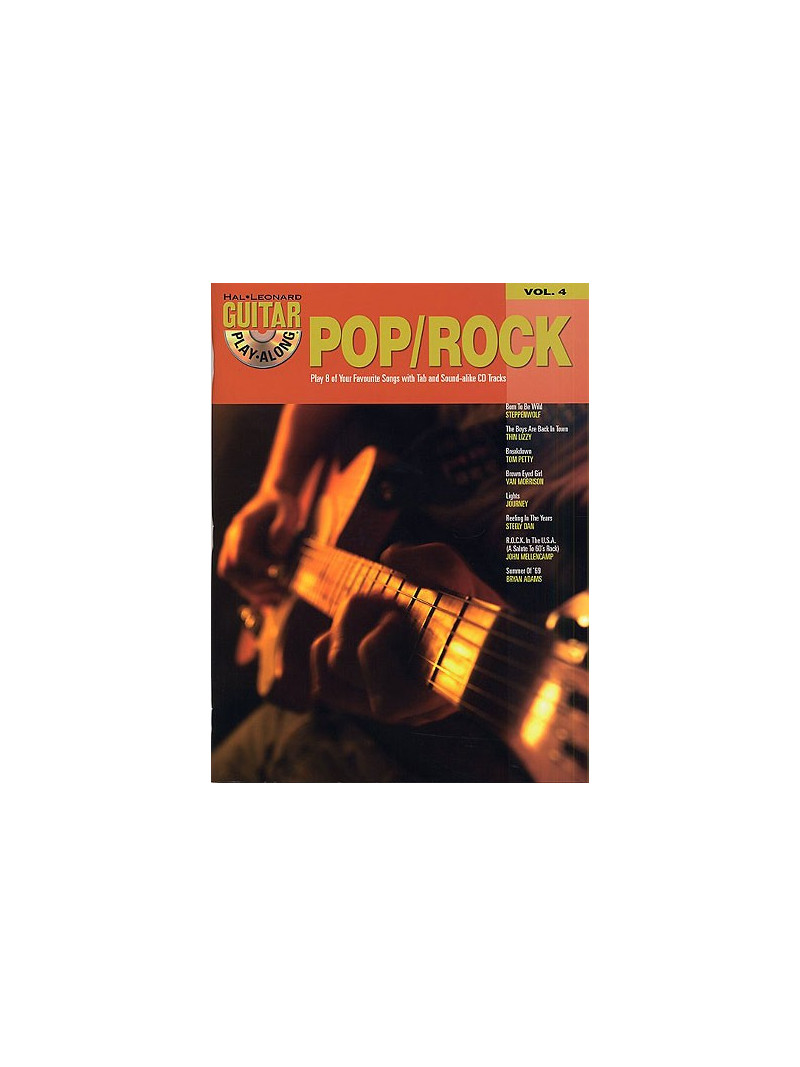Pop Rock: Guitar Play-Along Volume 4 (book/CD)