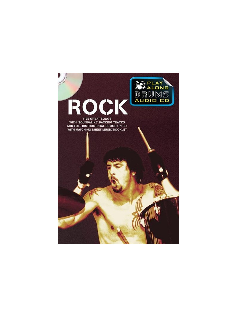 Play Along Drums Audio CD: Rock (booklet/CD Play-Along)