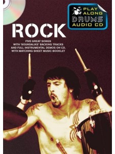 Play Along Drums Audio CD: Rock (booklet/CD Play-Along)