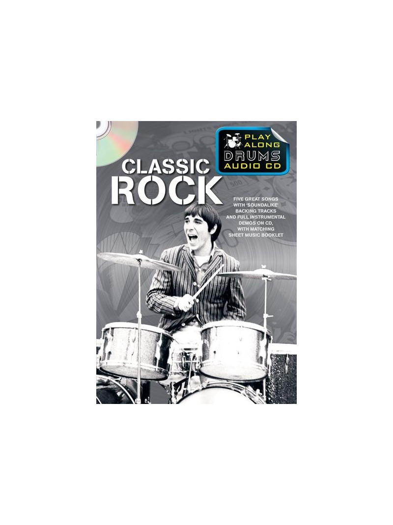 Play Along Drums Audio CD: Classic Rock (booklet/CD Play-Along)