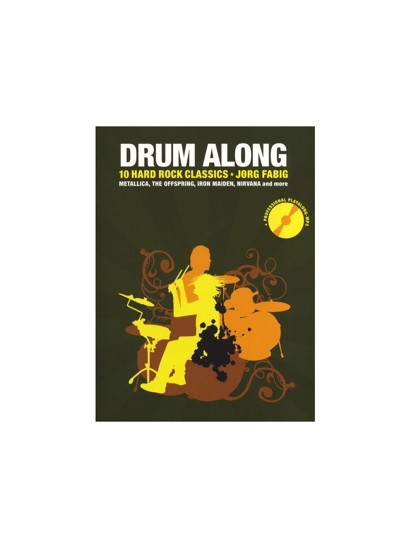 Drum Along: 10 Hard Rock Classics (book/CD Play-Along)