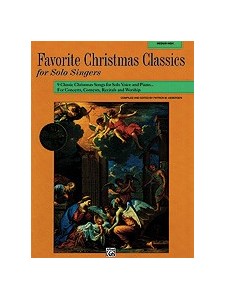 Favorite Christmas Classics for Solo Singer: Medium Low Voice (book/CD) 