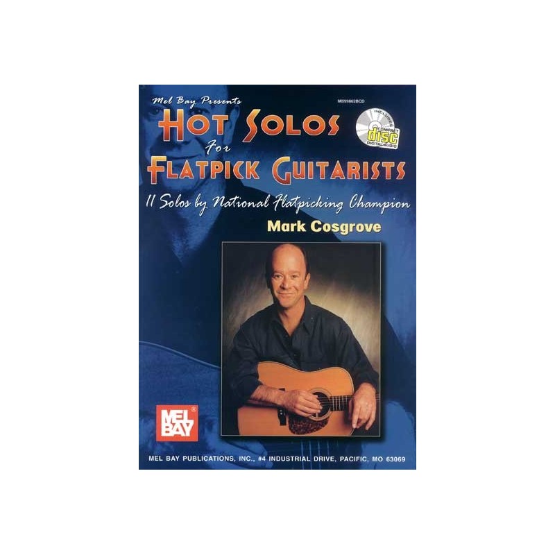 Hot Solos For Flatpick Guitar (book/CD)