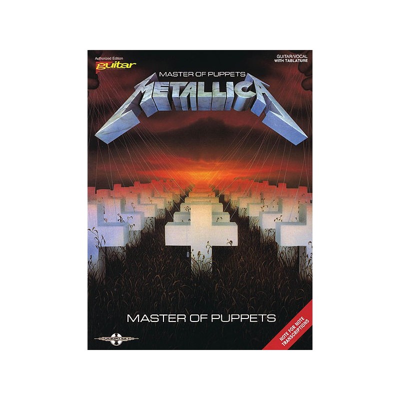 Master of Puppets - guitar Editions