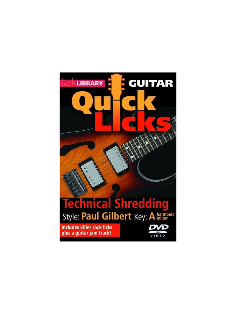 Lick Library: Paul Gilbert Quick Licks - Technical Shredding (DVD)
