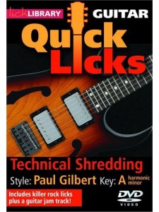 Lick Library: Paul Gilbert Quick Licks - Technical Shredding (DVD)