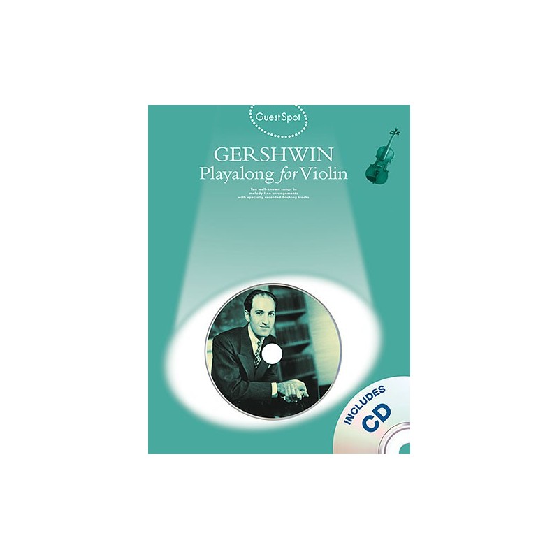 Guest Spot: Gershwin Playalong for Violin (book/CD)