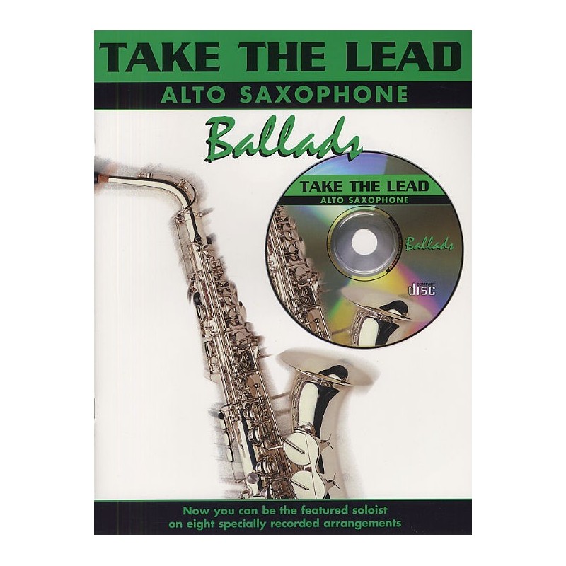 Take The Lead: Ballads Alto Sax (book/CD)