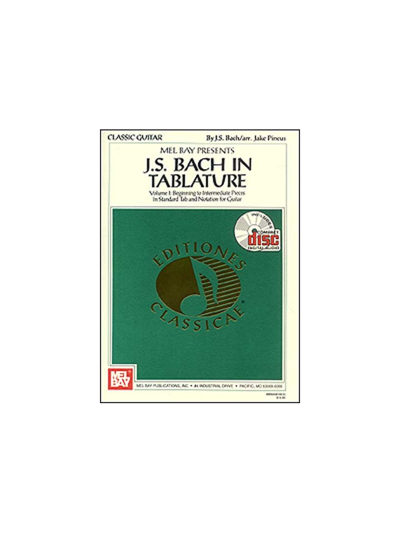 J. S. Bach in Tablature (Book/CD)