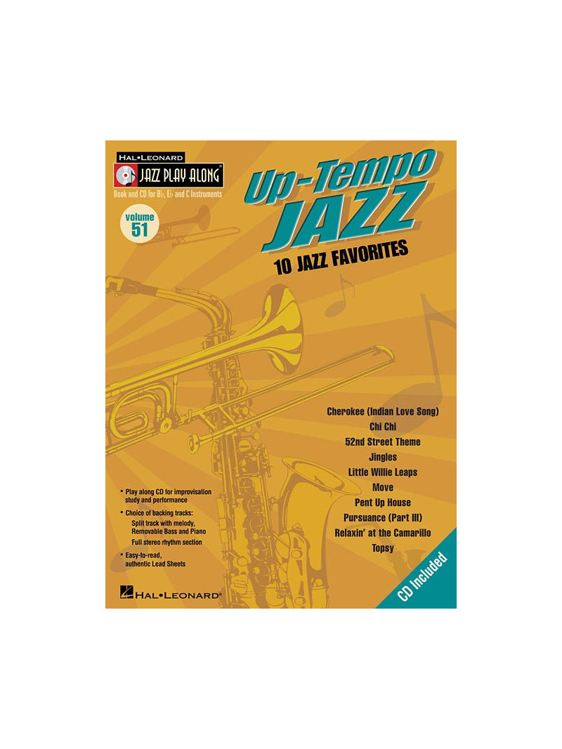 Jazz Play-Along volume 51: Up-Tempo Jazz(book/CD)
