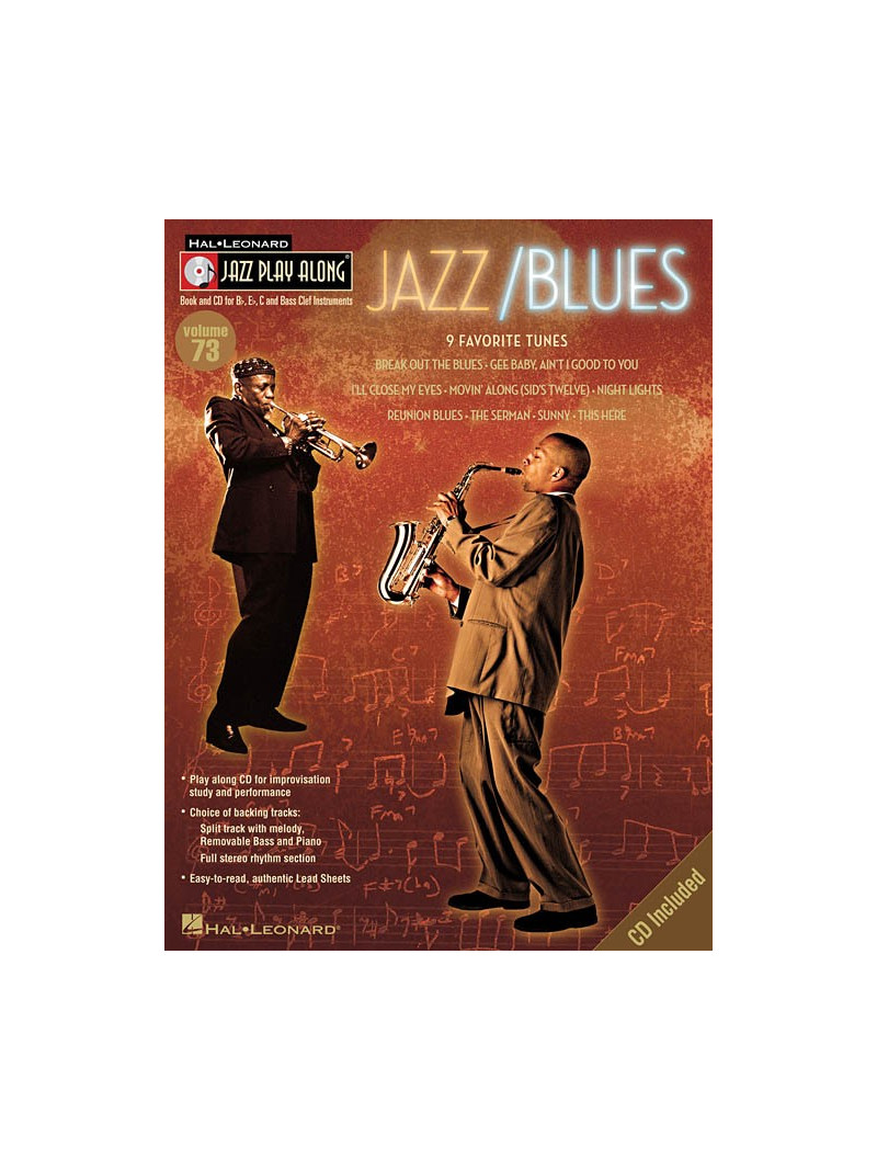 Jazz Play-Along volume 73: Jazz/Blues (book/CD)