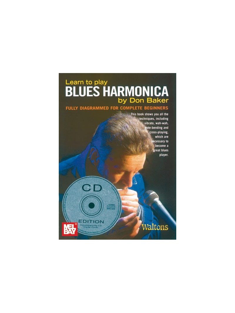 Learn to Play Blues Harmonica (book/CD)