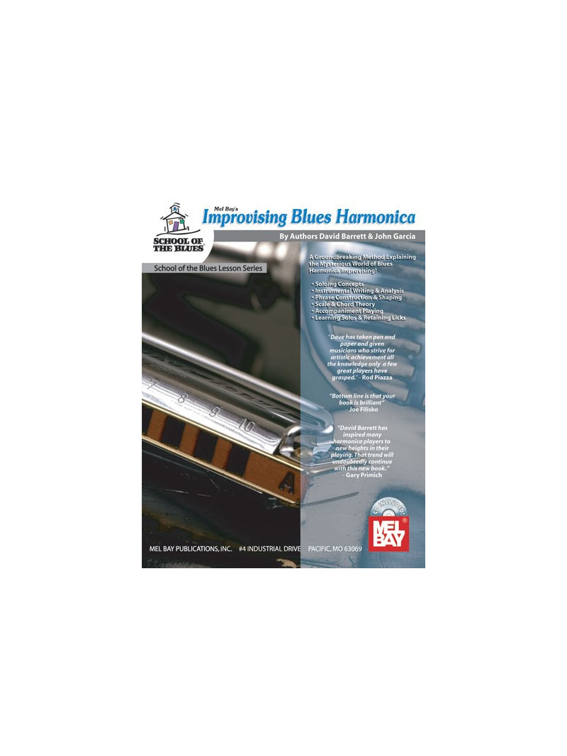 Improvising Blues Harmonica (book/CD)