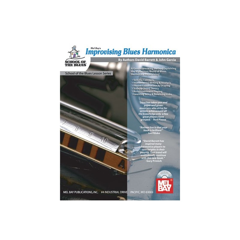 Improvising Blues Harmonica (book/CD)