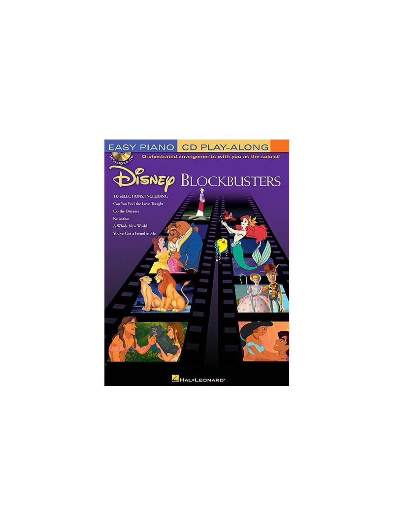 Easy Piano Play-Along Volume 11: Disney Blockbusters (book/CD)