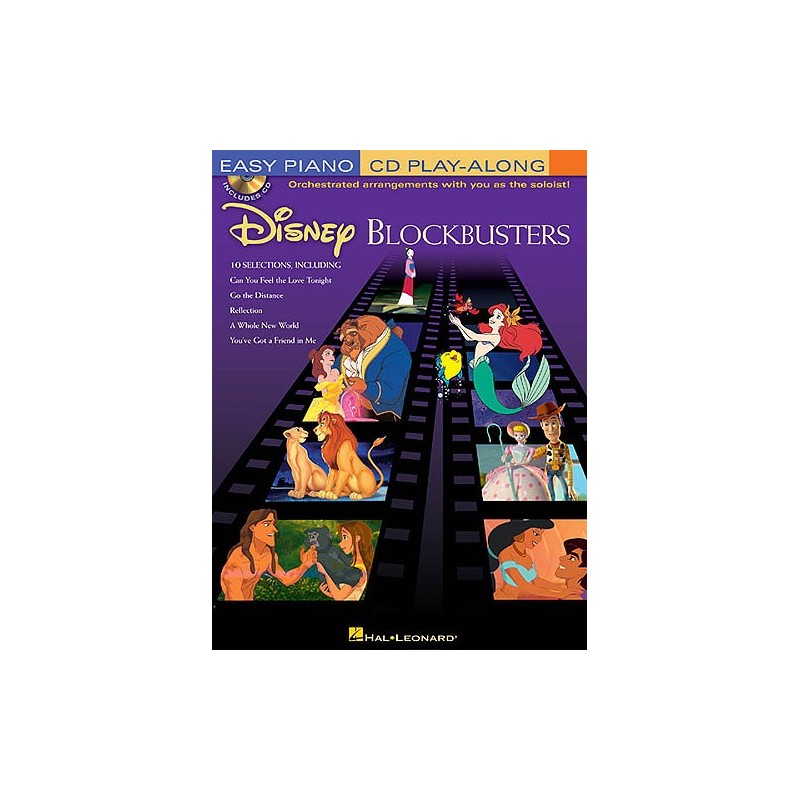 Easy Piano Play-Along Volume 11: Disney Blockbusters (book/CD)