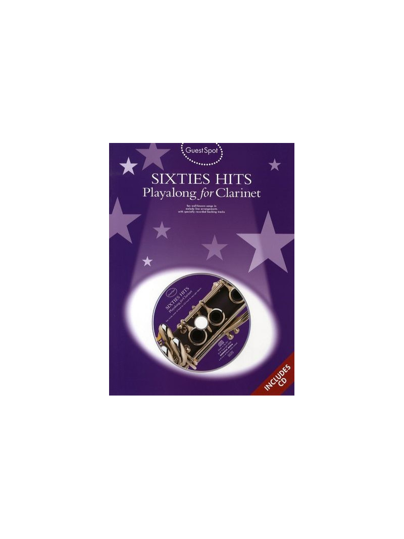 Guest Spot: Sixties Hits Playalong for Clarinet (book/CD