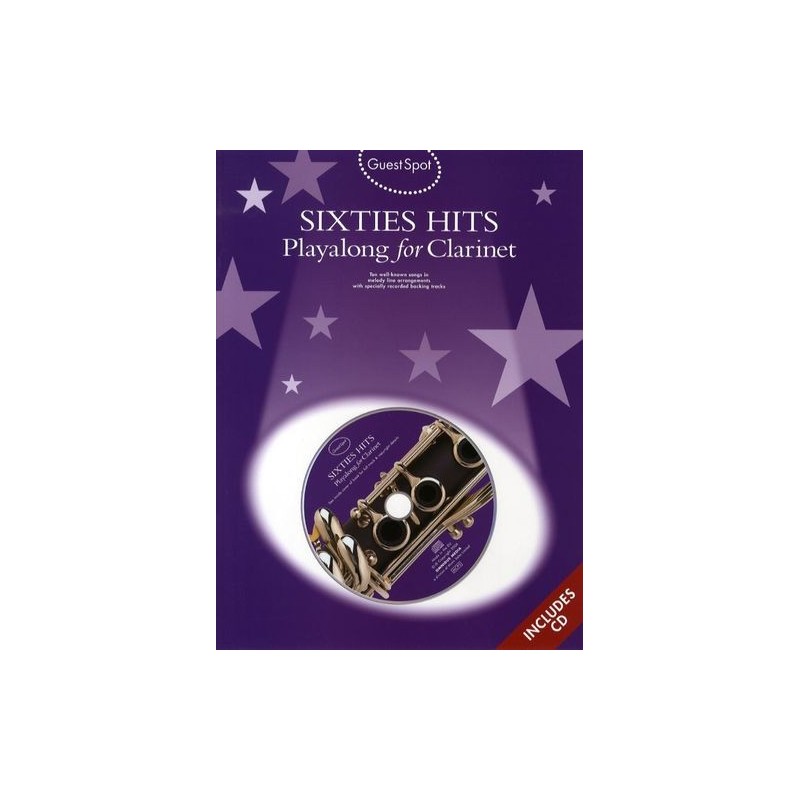 Guest Spot: Sixties Hits Playalong for Clarinet (book/CD