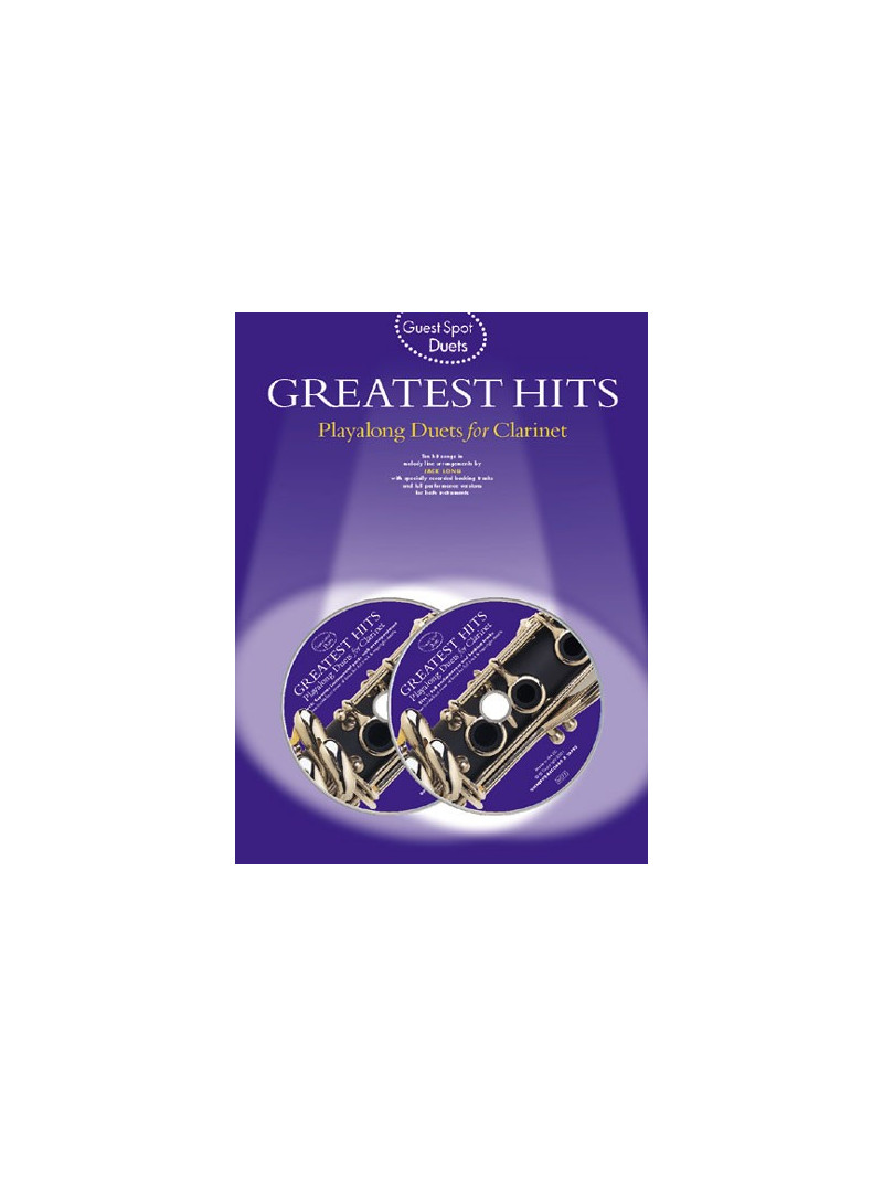 Guest Spot: Greatest Hits Playalong Duets For Clarinet (book/2 CD)