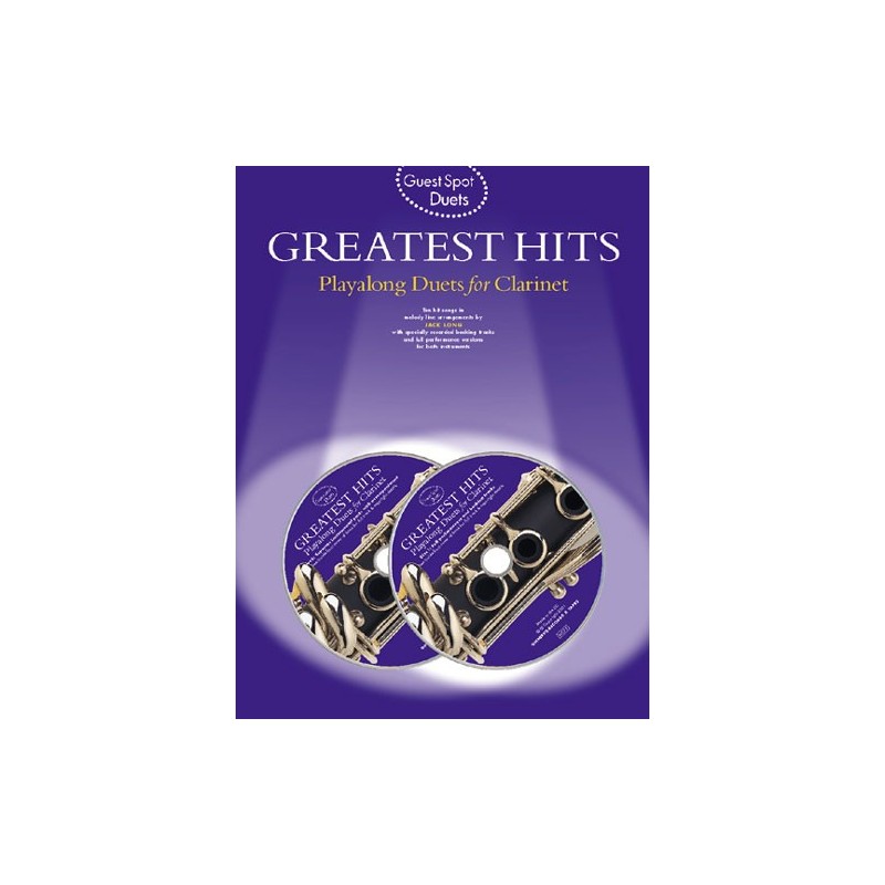 Guest Spot: Greatest Hits Playalong Duets For Clarinet (book/2 CD)