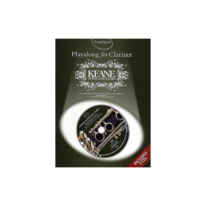 Guest Spot: Playalong Keane 'Hopes And Fears' For Clarinet (book/2 CD)