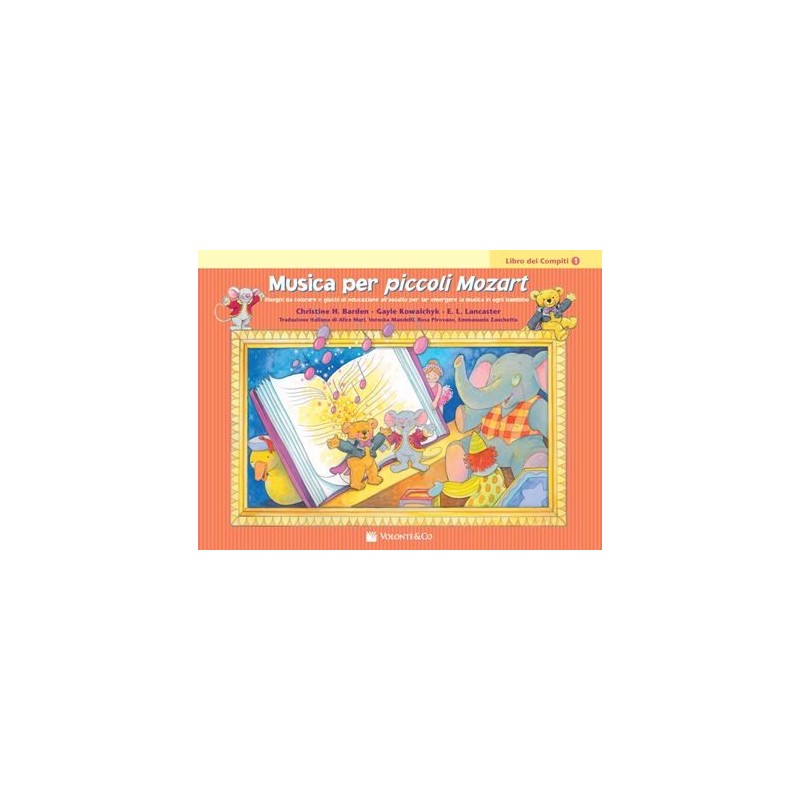 Musica per Piccoli Mozart - Libro delle Compiti 1 (book/CD)