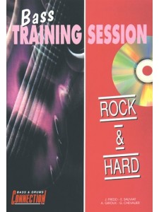 Bass Training Session: Rock & Hard (book/CD play-along)