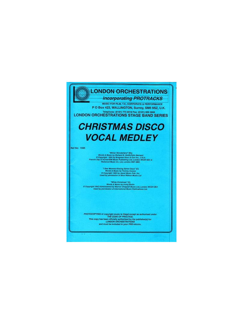 Christmas Disco Vocal Medley 