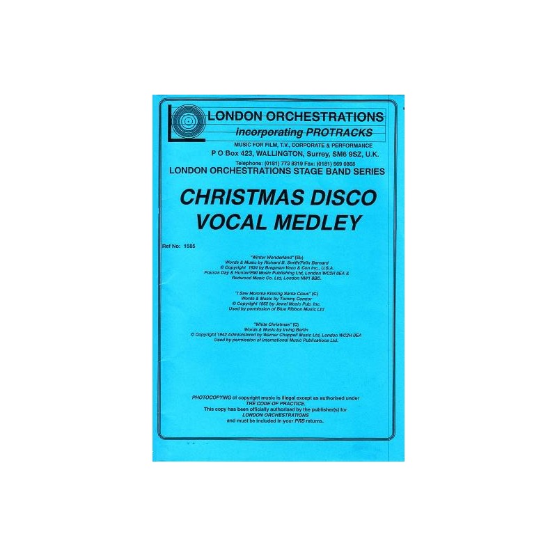 Christmas Disco Vocal Medley 