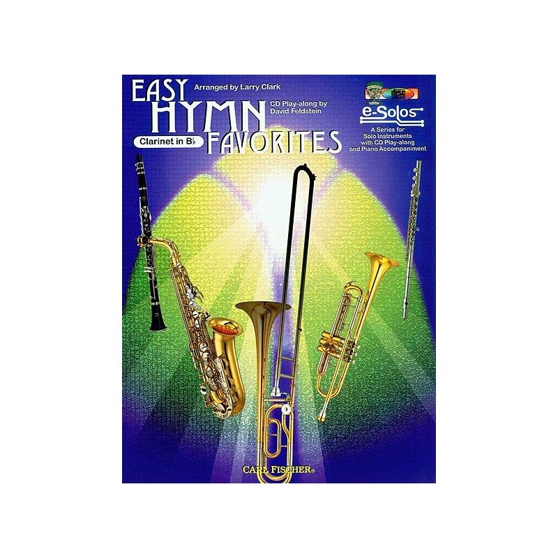 Easy Hymn Favorites Bb Clarinet (book/CD play-along)