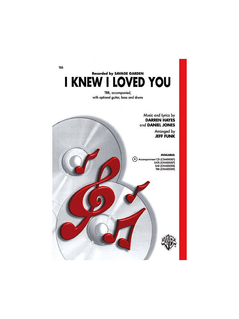 I Knew I Loved You (choral)