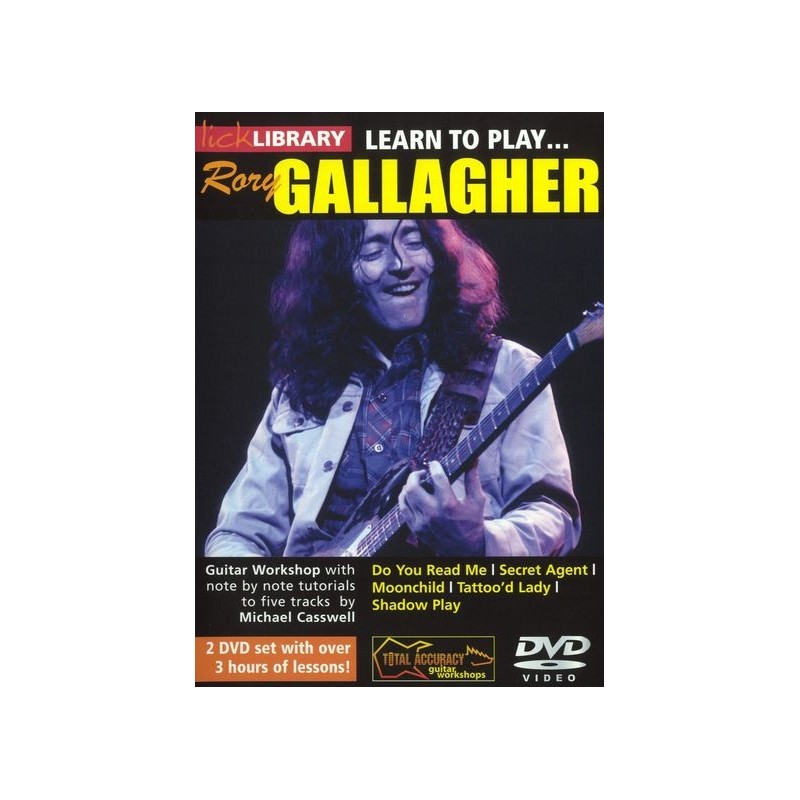 Lick Library: Learn To Play Rory Gallagher (DVD)