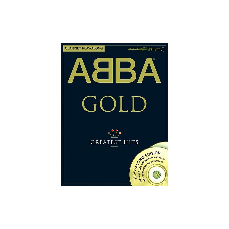 Abba - Gold Greatest Hits Clarinet (book/CD play-along)