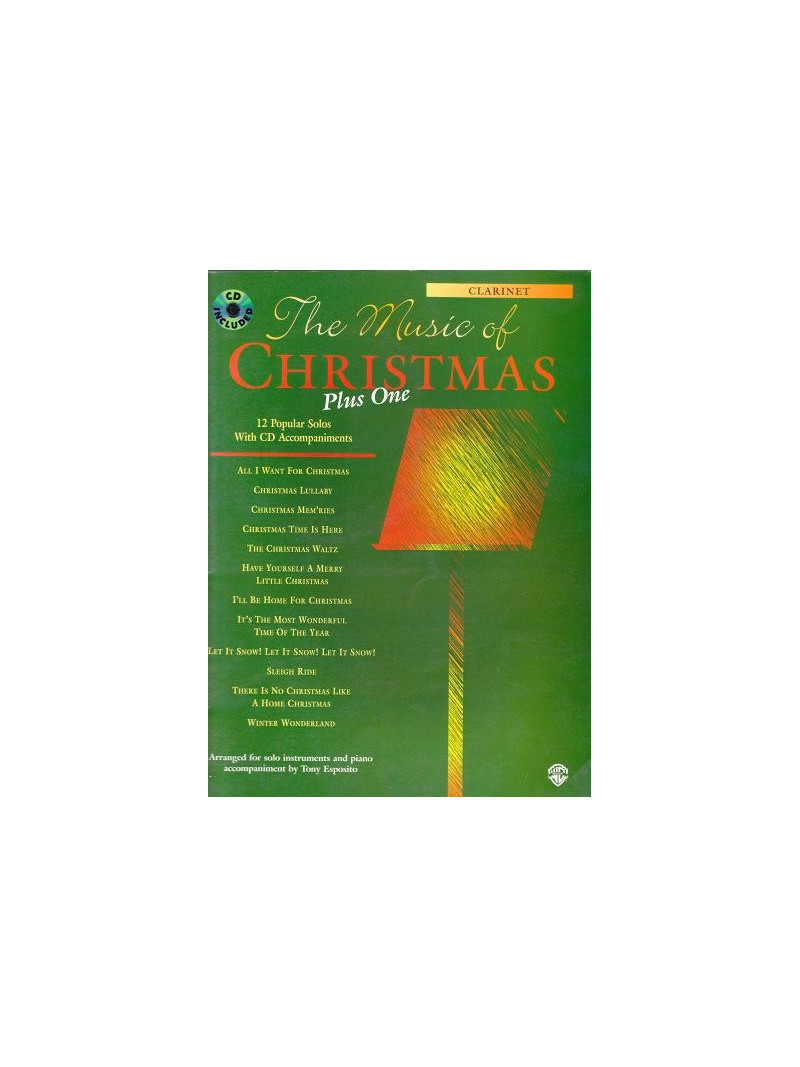 The Music of Christmas Plus One for Clarinet (book/CD play-along)