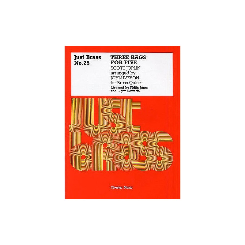 Three Rags for Five (Just Brass No.25)