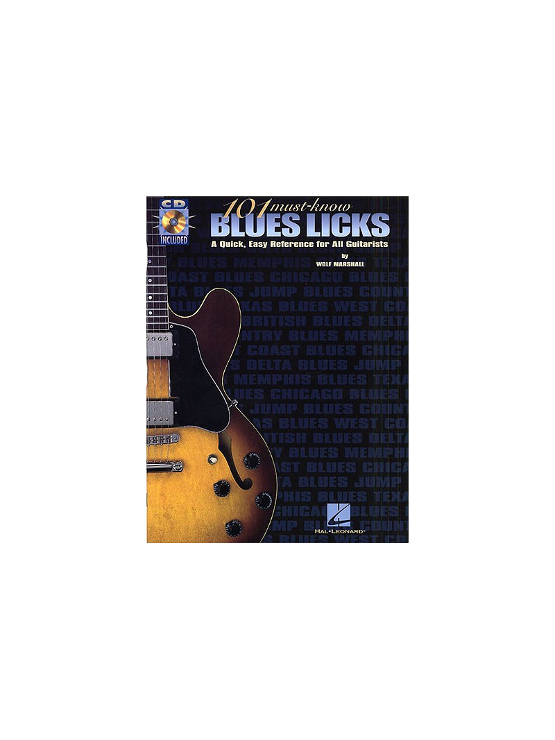 101 Must-Know Blues Licks (book/CD)