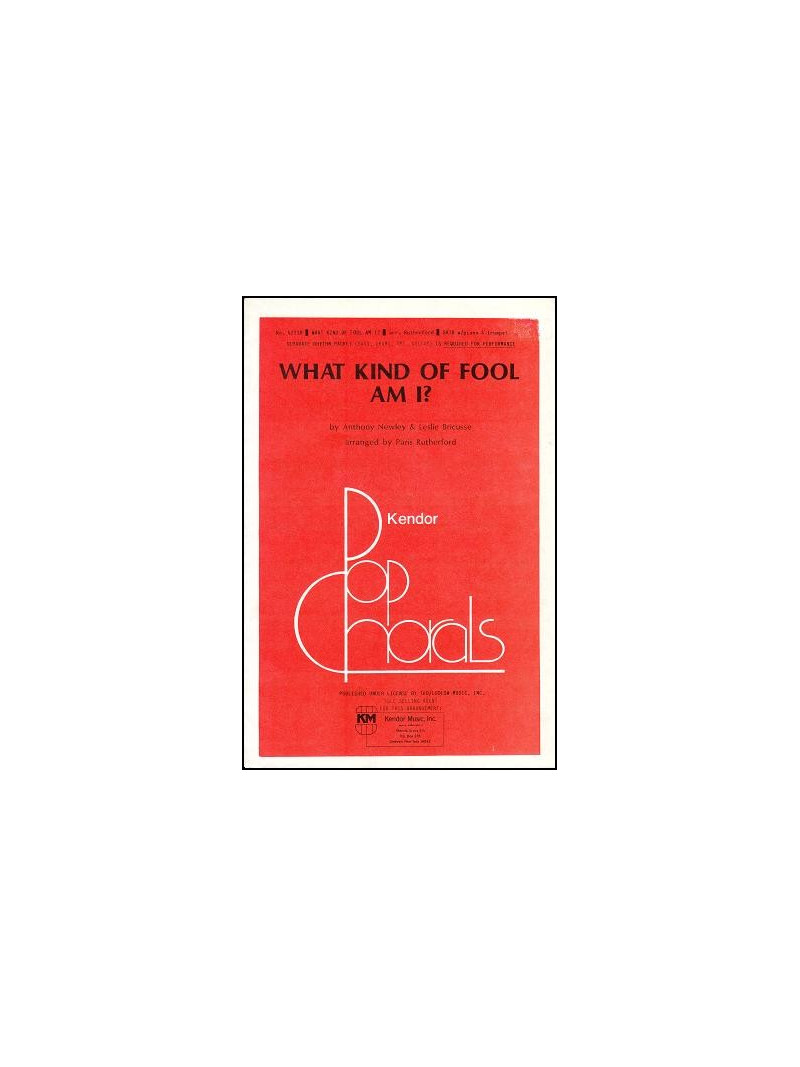 What Kind of Fool Am I? (choral)