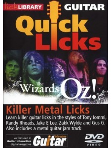 Lick Library: Quick Licks - The Wizards Of Oz! Killer Metal Licks (DVD)