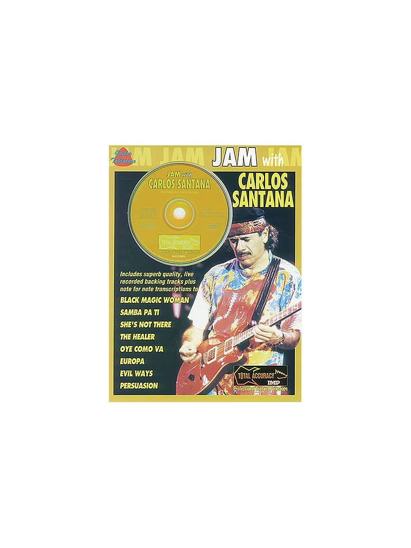 Jam With Carlos Santana (book/CD)
