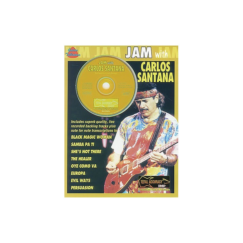Jam With Carlos Santana (book/CD)