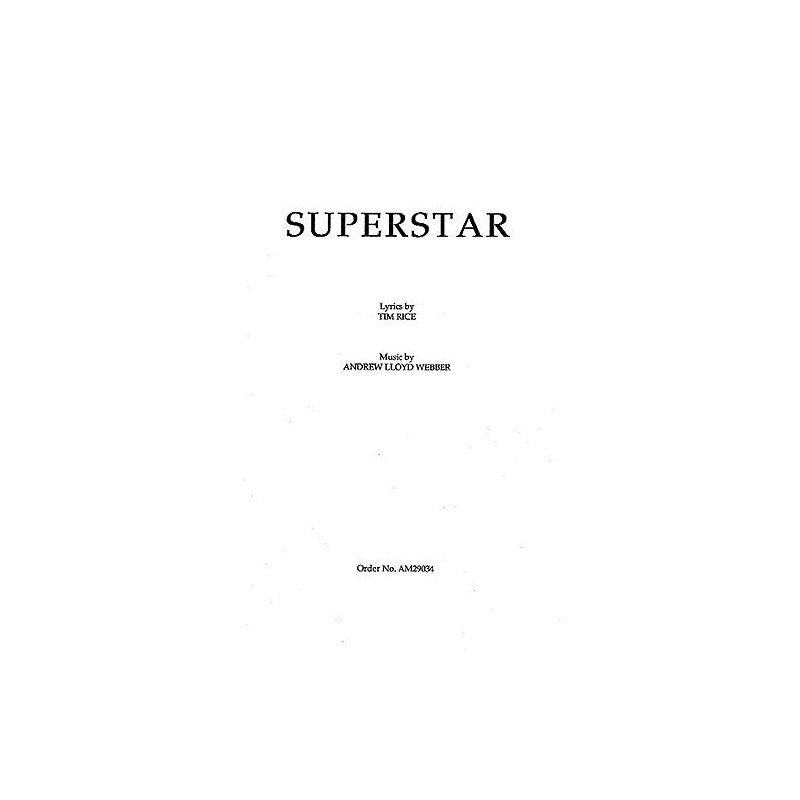 Superstar (Jesus Christ Superstar) - SATB
