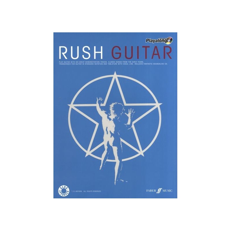 Authentic Playalong Guitar: Rush (book/CD)