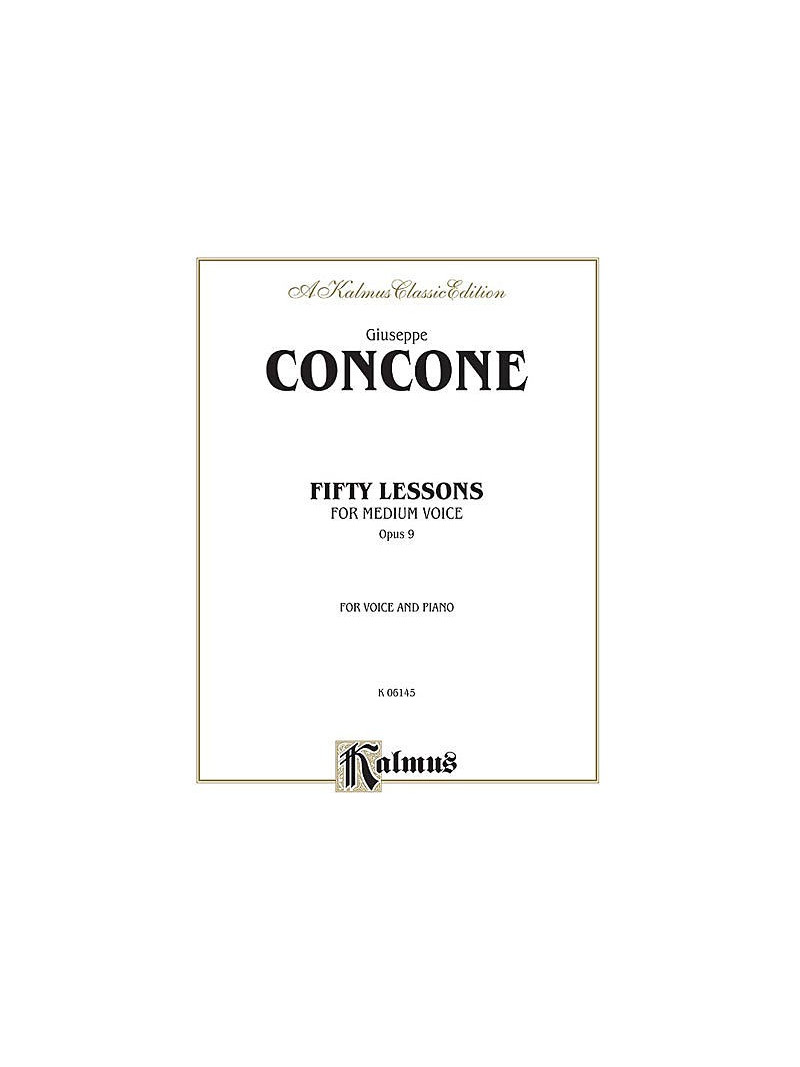 Fifty Lessons for Medium Voice 