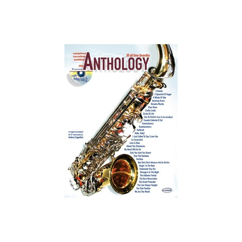 Anthology: 30 All Time Favorites Alto Sax (libro/CD)